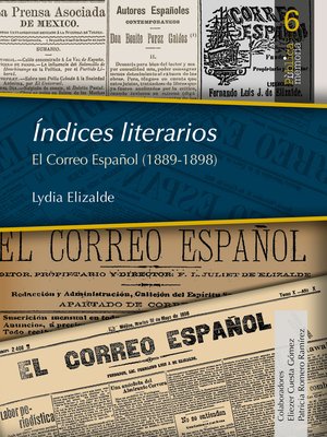 cover image of Índices literarios. El Correo Español (1889-1898)